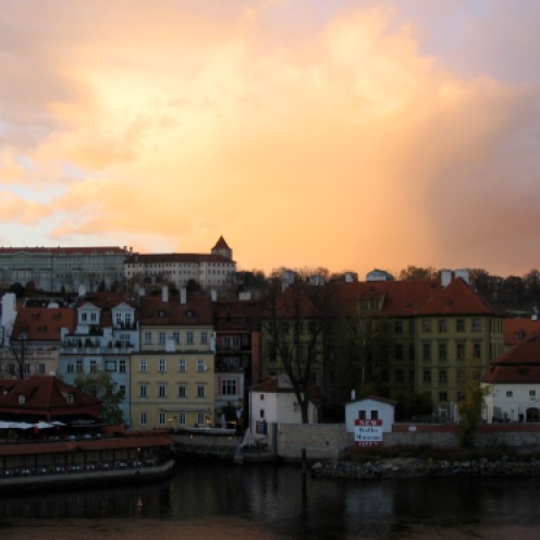Magic skies in Prague